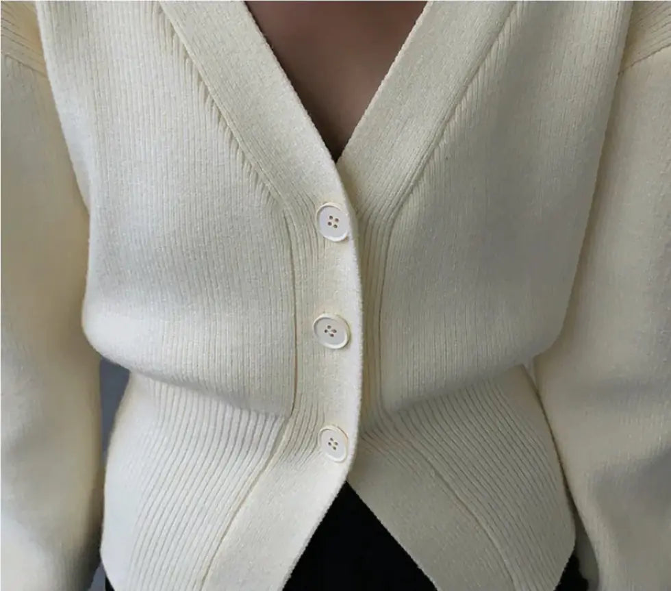 Velora V-Neck Sweater Coat